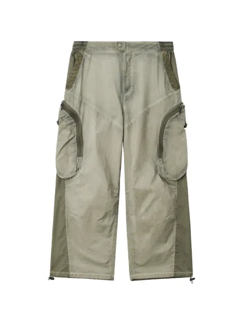 FIVE CM panelled cargo pants Green 5CXPTM00530X