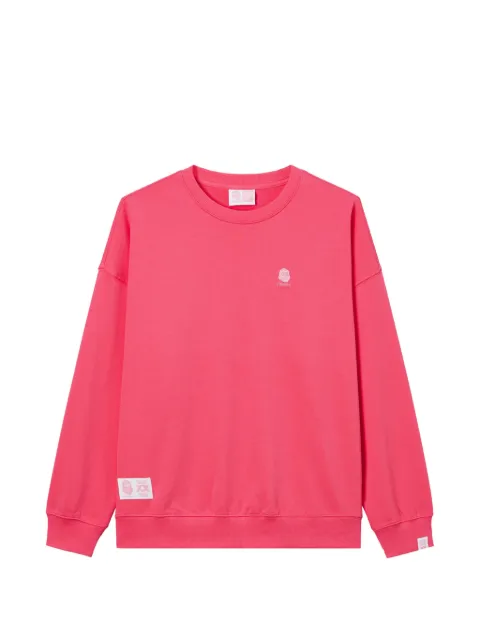 FINGERCROXX logo-patch sweatshirt Pink FFXSWW01470X