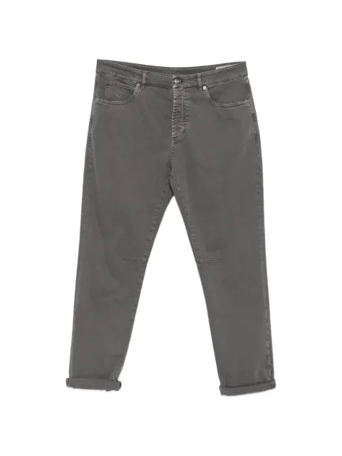 Brunello Cucinelli straight-leg five-pocket jeans Grey M277PX1290C7514