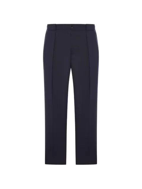 Briglia 1949 Portbellos pleated straight-leg trousers Black 400100