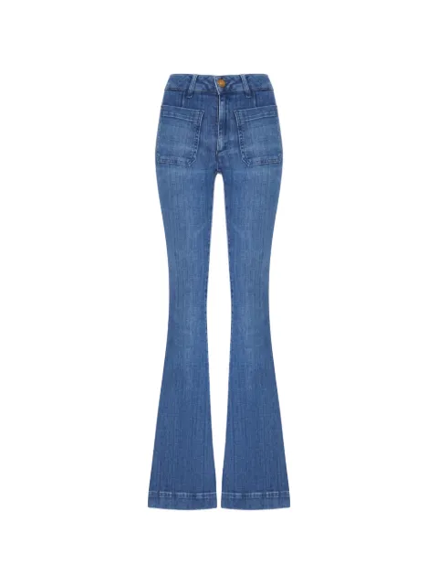 Seafarer patch-pocket flared jeans Blue SWP0002TDS0006241