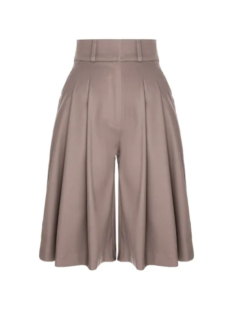 HAMZA Kimi pleated shorts Neutrals KIMISHORTS