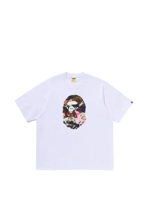 A BATHING APE® Ape Head graphic-print T-shirt White 001TEM801337M