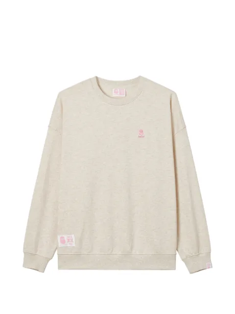 FINGERCROXX logo-embroidered top Neutrals FFXSWW01470X