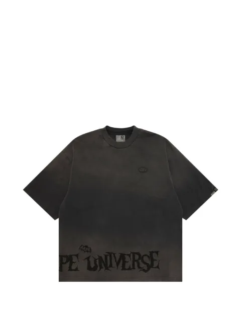 AAPE BY *A BATHING APE® logo-print cotton T-shirt Grey ATE10001XR