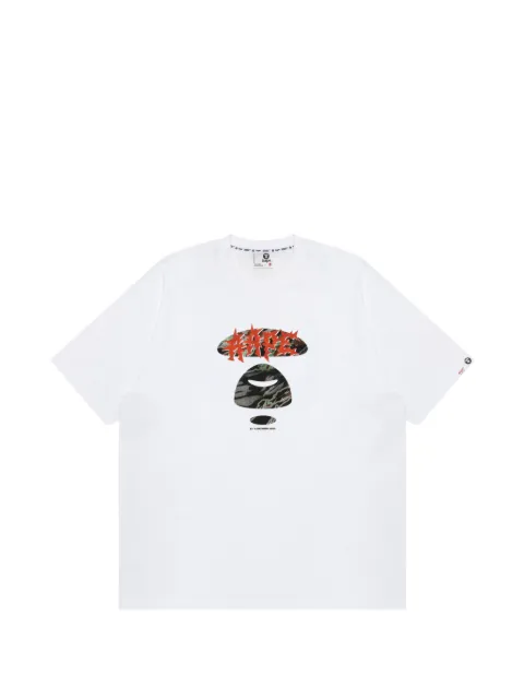 AAPE BY *A BATHING APE® graphic-print T-shirt White ATE1968XXR