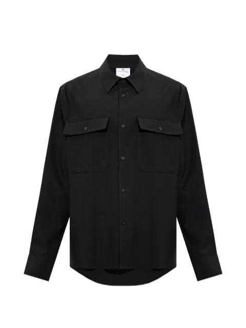 Courrèges twill workwear shirt Black 326CCH144PL0222