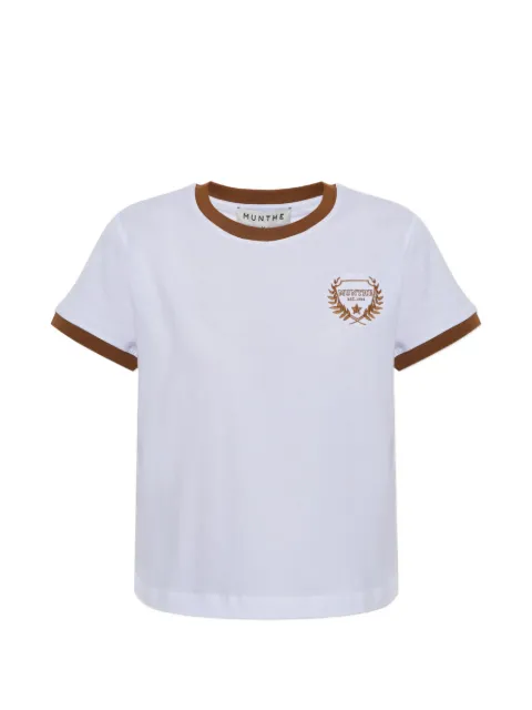MUNTHE Vagary embroidered T-shirt White 2631102263600