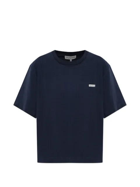 MUNTHE Bellamy logo-patch T-shirt Blue 2631140263660