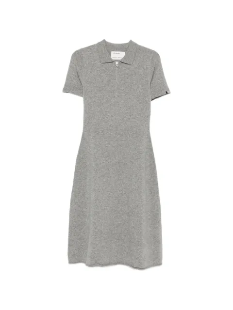 extreme cashmere Georgia zip-fastening midi dress Grey NO497