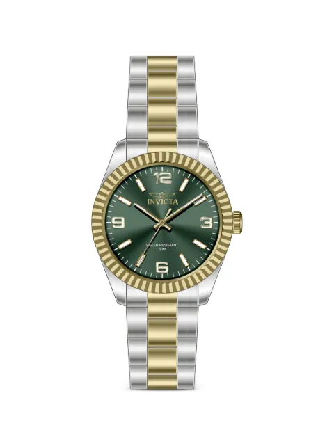 Invicta fluted bezel 44mm watch Green 47455