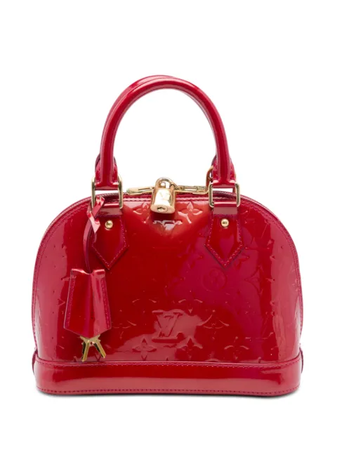 Louis Vuitton Pre-Owned 2012 Monogram Vernis Alma BB satchel Red TQ6UERTRZRGTYE9C