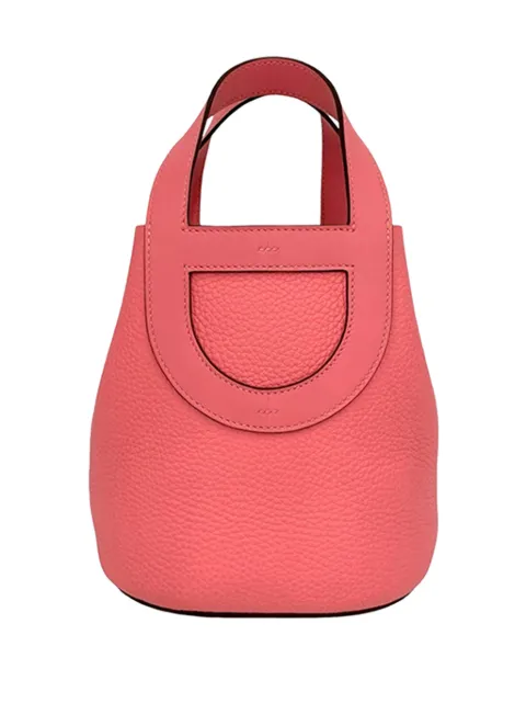 Hermès Pre-Owned 2015-2026 Clemence and Swift In The Loop 18 handbag Pink CMJ9R5A1YOC1OG5E