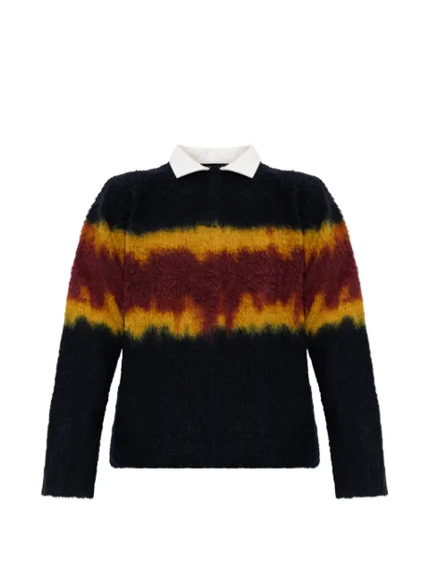 sacai gradient-effect sweater Blue 2604133M0