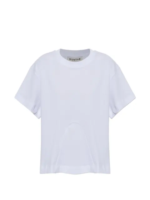 MUNTHE Vupiter cotton T-shirt White 263111526361