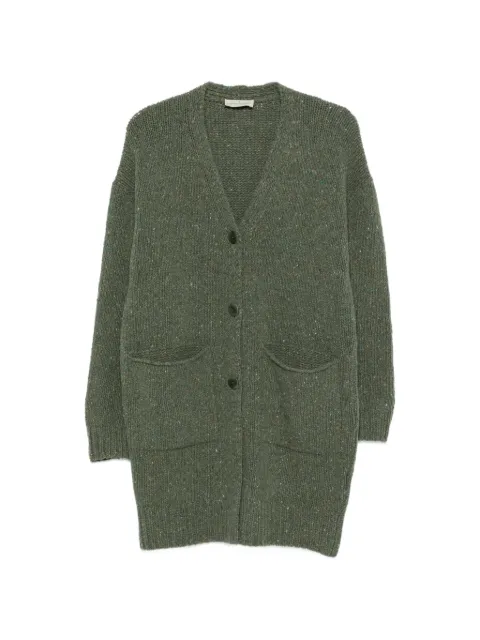 Bruno Manetti V-neck cardigan Green S2E111