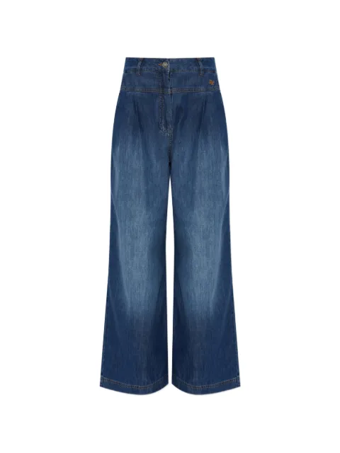 MUNTHE pleated wide-leg jeans Blue 2631422263090