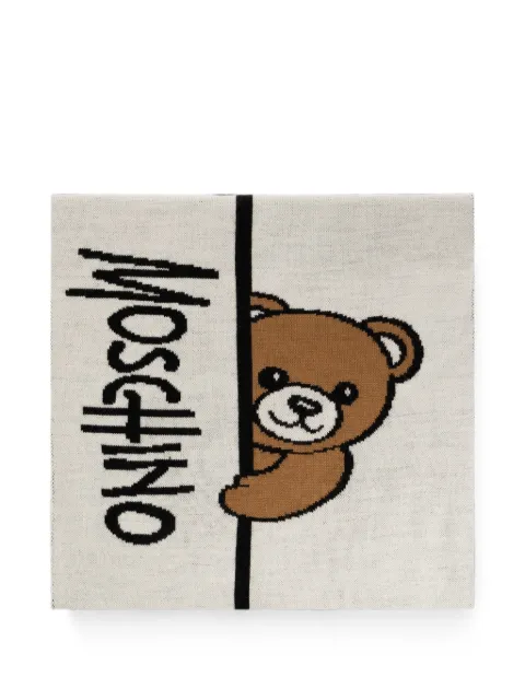 Moschino Teddy Bear scarf White 30852M3465