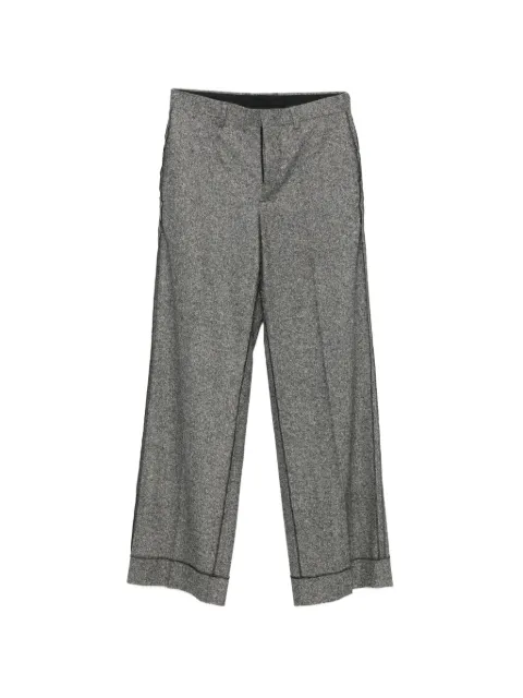 MM6 Maison Margiela belt-loop wide-leg trousers Grey SH0KA0047M36004