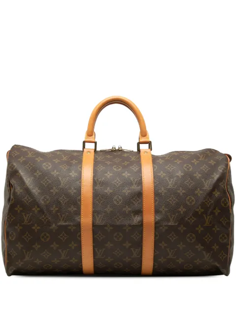 Louis Vuitton Pre-Owned 1988 Monogram Keepall 50 travel bag Brown OHTSZLI3CRH3ZZXT