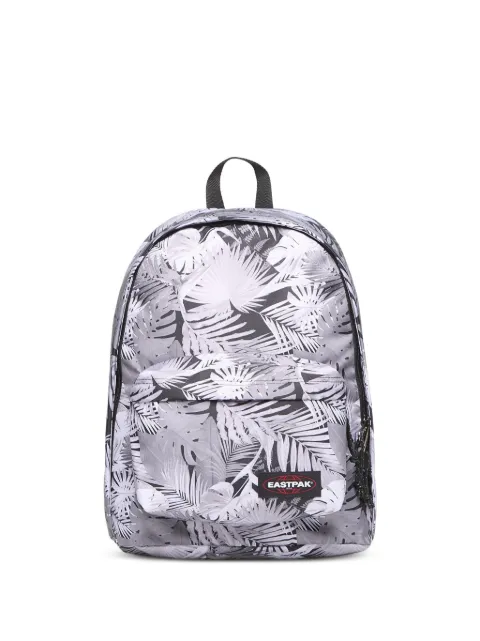 Eastpak Out of Office leaf-print backpack Grey EK000767B0O1