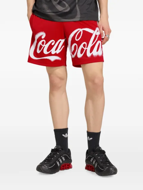 adidas x coca-cola training shorts Red KY2102