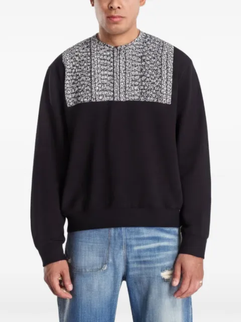 MM6 Maison Margiela logo-print sweatshirt Black SH0GU0050M25014900