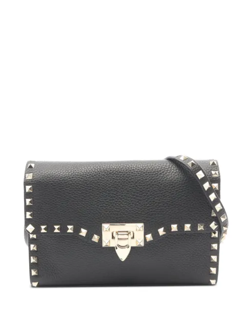 Valentino Garavani Pre-Owned 2010s Rockstud shoulder bag Black 1096619