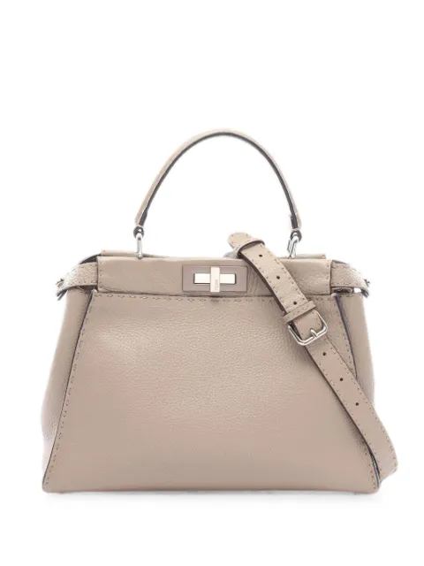 Fendi Pre-Owned 2000s Peekaboo Selleria tote bag Neutrals 1094992