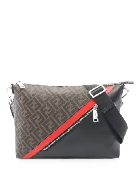 Fendi Pre-Owned 2000s Zucca shoulder bag Black 1095474