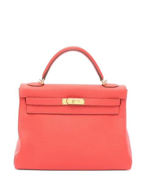 Hermès Pre-Owned 2014 Kelly 32 shoulder bag Pink 1095015RINSQUARE