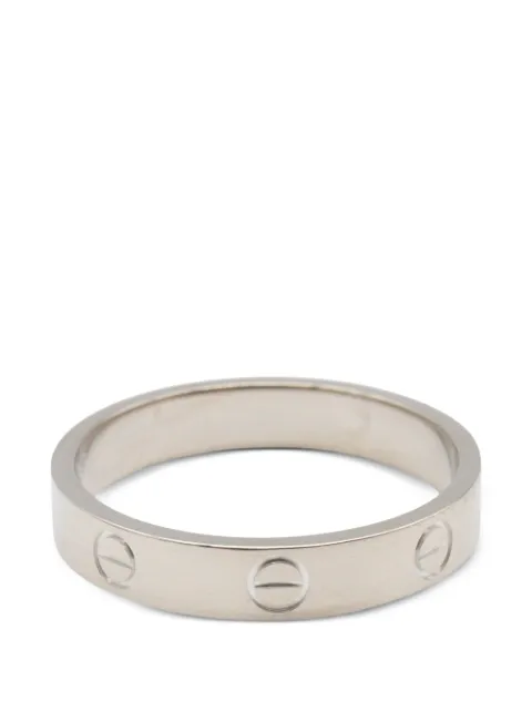 Cartier 2010s mini Love ring Silver 1096356FI5941