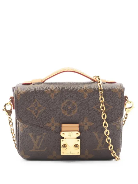 Louis Vuitton Pre-Owned Monogram micro Metis mini shoulder bag Brown 1096838
