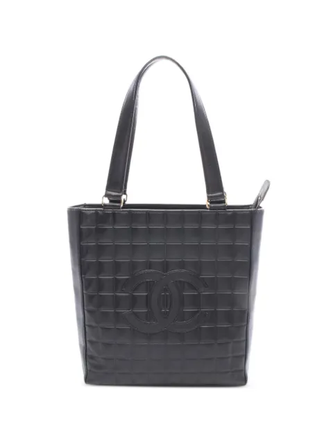 CHANEL Pre-Owned 2000-2002 Chocolate Bar tote bag Black 1095032