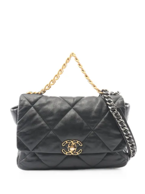 CHANEL Pre-Owned 19 matelassé shoulder bag Black 1096473CX1T6TJ7