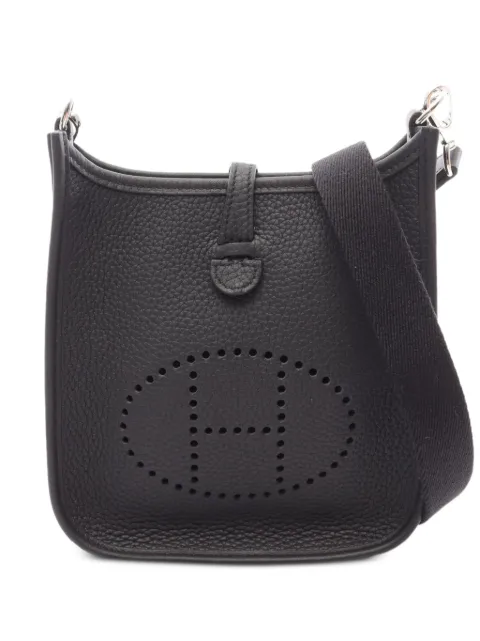 Hermès Pre-Owned 2025 TPM Evelyn Amazon shoulder bag Black 1096160