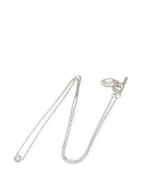 Cartier 2010s Damour diamond necklace Silver 1095767750CHM