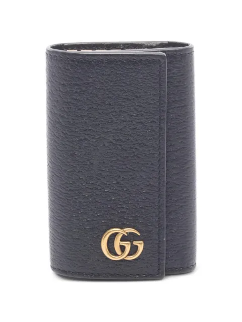 Gucci Pre-Owned 2010s GG Marmont key case Black 1097239