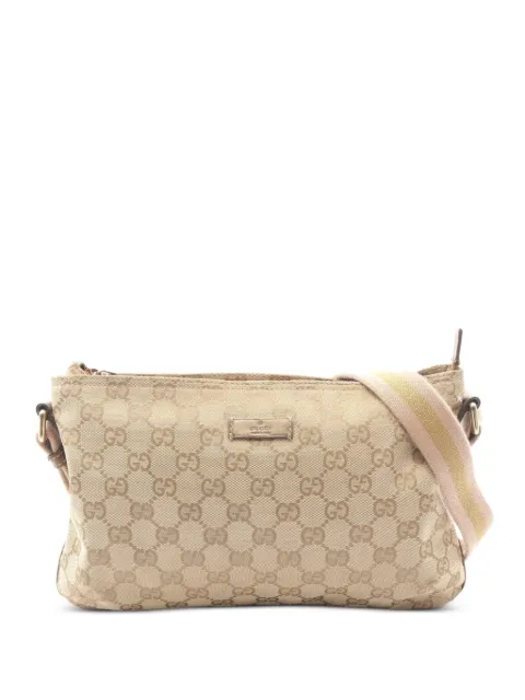 Gucci Pre-Owned 2000s GG canvas shoulder bag Neutrals 1093598
