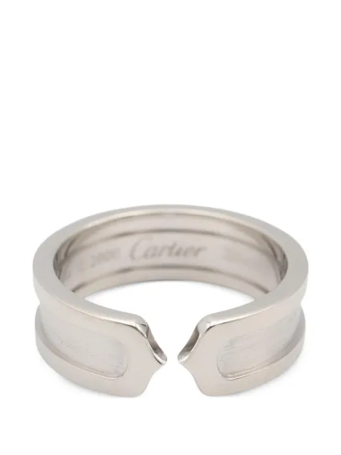 Cartier 2010s C2 ring Silver 1095761K44007