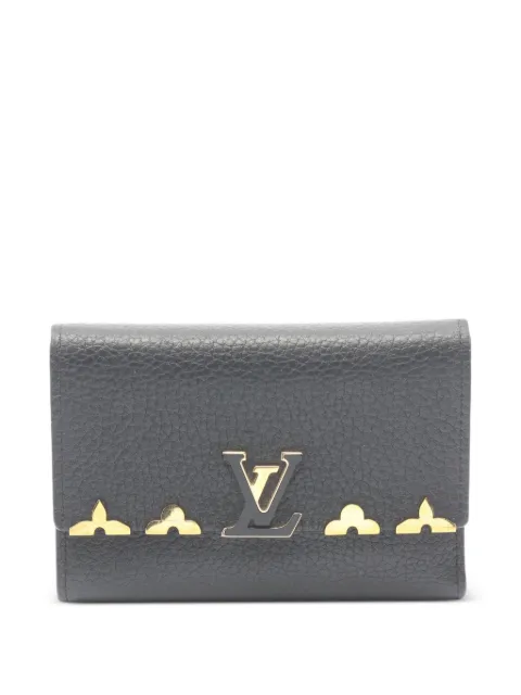 Louis Vuitton Pre-Owned 2020 Capucines trifold wallet Black 1096780MI1290