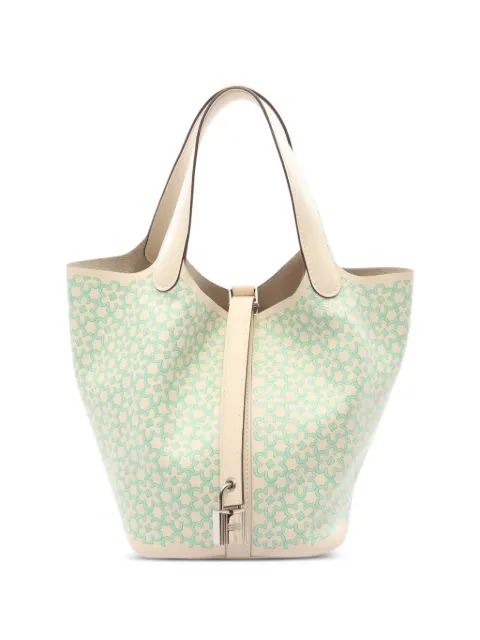 Hermès Pre-Owned 2022 PM Picotin Lock tote bag Neutrals 1095475U