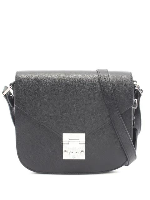 MCM Pre-Owned 2000s Patricia leather shoulder bag Black 1092870