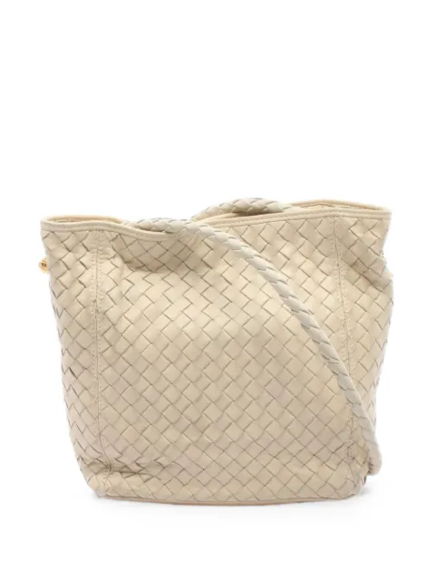 Bottega Veneta Pre-Owned 2000s Intrecciato shoulder bag Neutrals 1097068