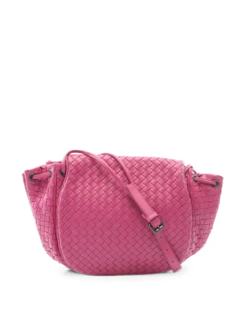 Bottega Veneta Pre-Owned 2010s Intrecciato shoulder bag Pink 1096458