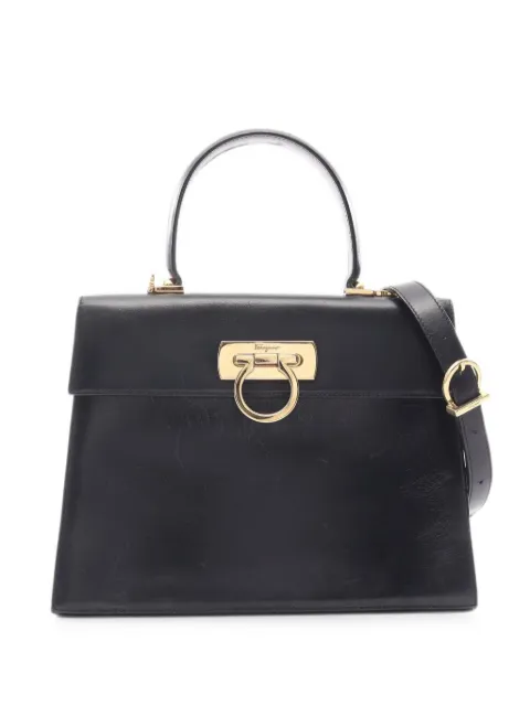 Ferragamo Pre-Owned 2000s Gancini flip-lock tote bag Blue 1095168