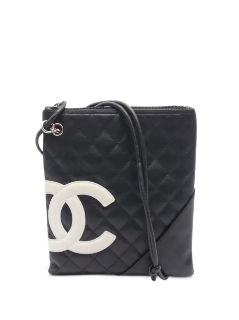 CHANEL Pre-Owned 2005-2006 Cambon Line quilted leather shoulder bag Black 109708510100657