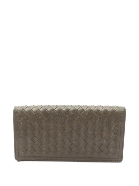 Bottega Veneta Pre-Owned 2010s Intrecciato bi-fold wallet Green 1097207