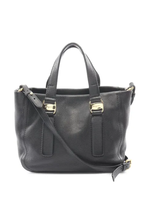 Ferragamo Pre-Owned 2000s Gancini tote bag Black 1096437