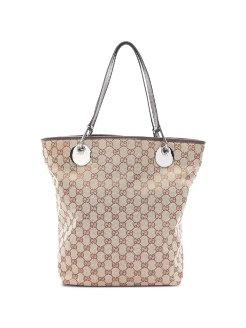 Gucci Pre-Owned 2000s Eclipse GG canvas tote bag Neutrals 1094926